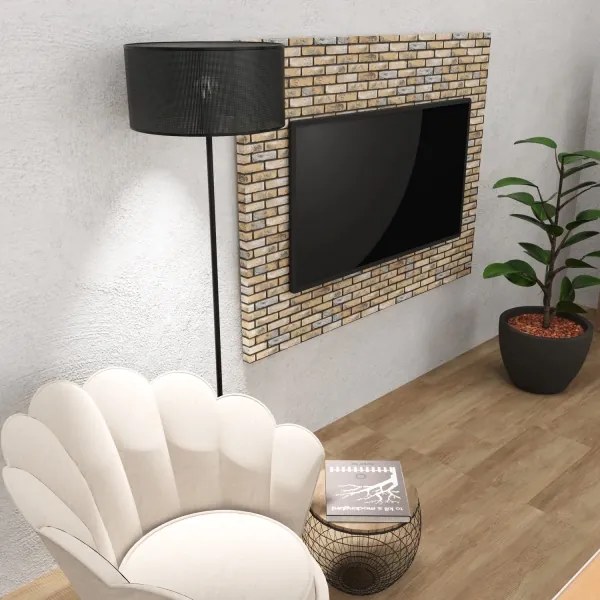 Állólámpa LOFT SHADE 1xE27/60W/230V fekete