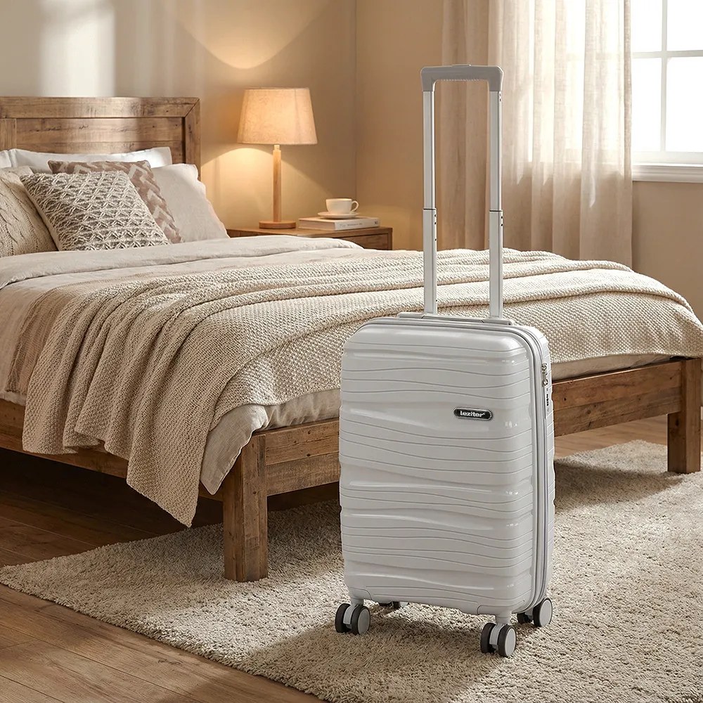 TraveLux Voyager kabinbőrönd keményfedeles 55x40x20 cm szürke