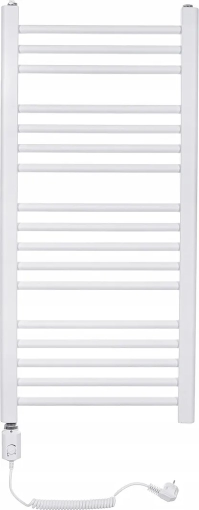 Hugo Biały S elektromos fürdőszobai radiátor, 900W, fehér