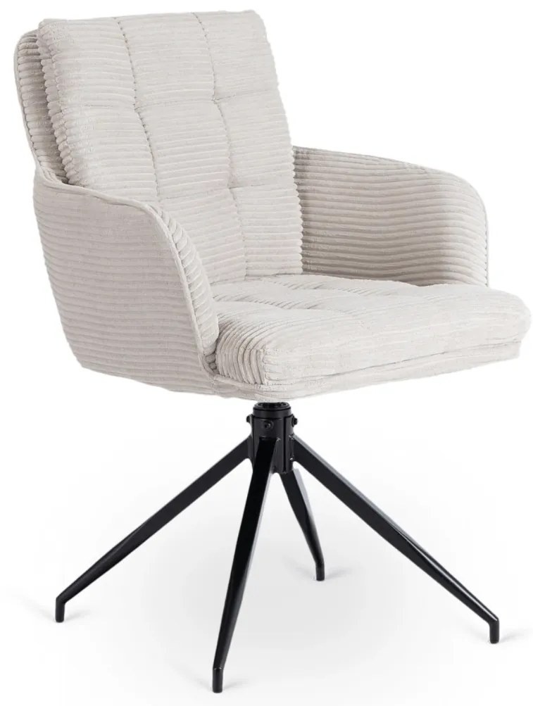 Forgó Étkező/Tárgyaló Fotel Szürke Színben. Akita