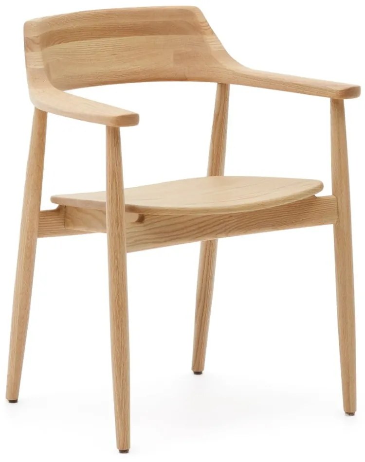 Natúr színű tölgyfa étkezőszék Fondes – Kave Home