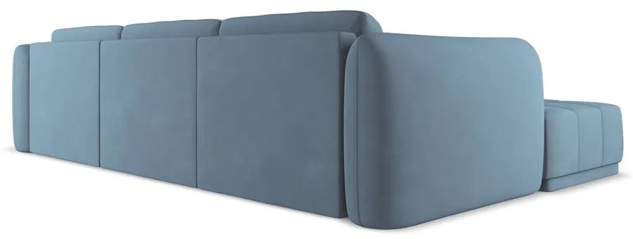 Világoskék sarokkanapé (bal oldali) Hoku – Makamii