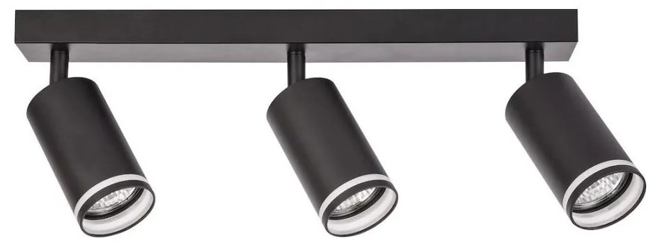 PIPE 3xGU10/10W/230V spotlámpa, fekete