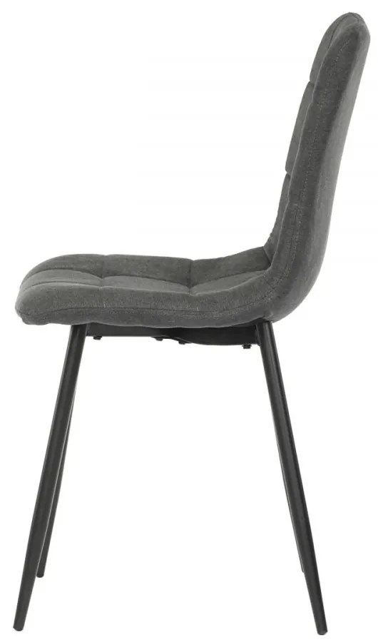 Scaun modern cu tapițerie gri CT-281