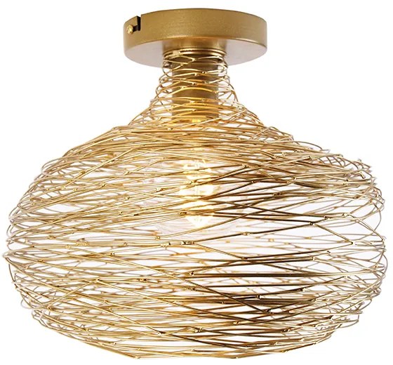 Design mennyezeti lámpa arany - Sarella