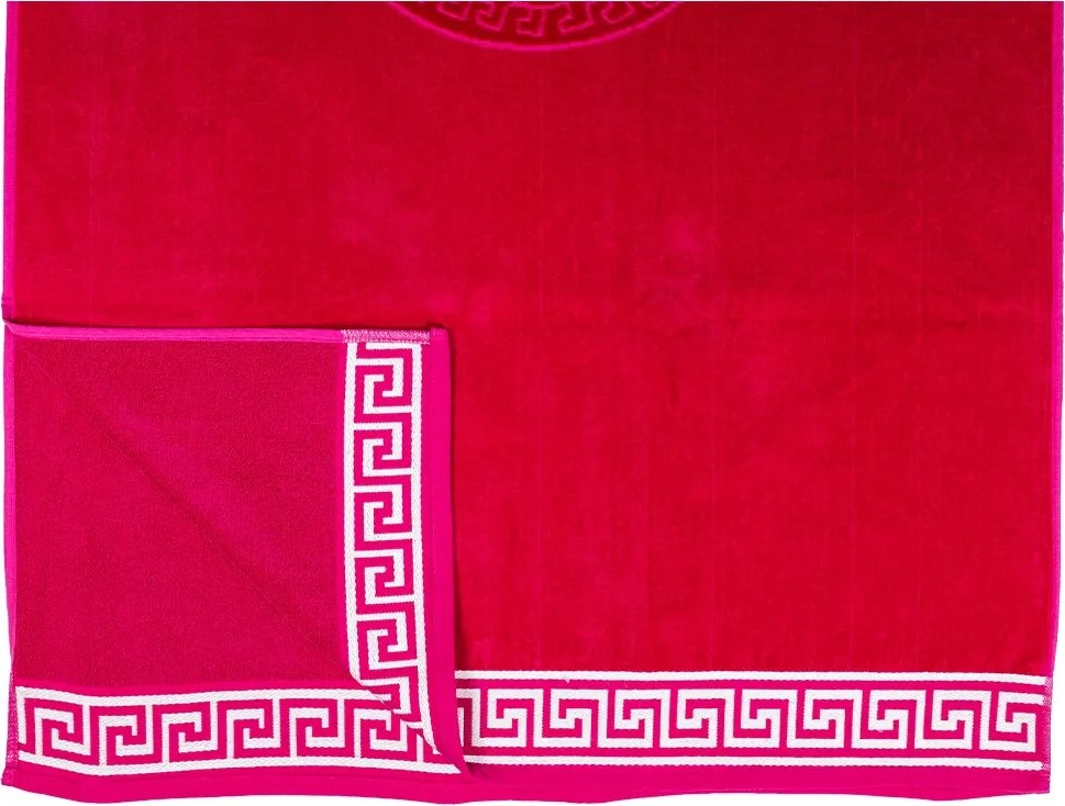 POSEIDON Strandtörölköző magenta 165x90cm