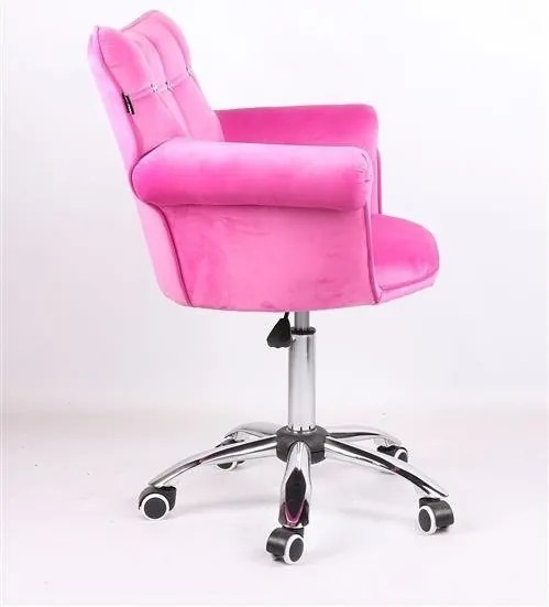 HR804CK Rózsaszín modern velúr szék