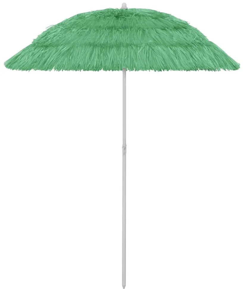 zöld hawaii stílusú strandnapernyő 180 cm