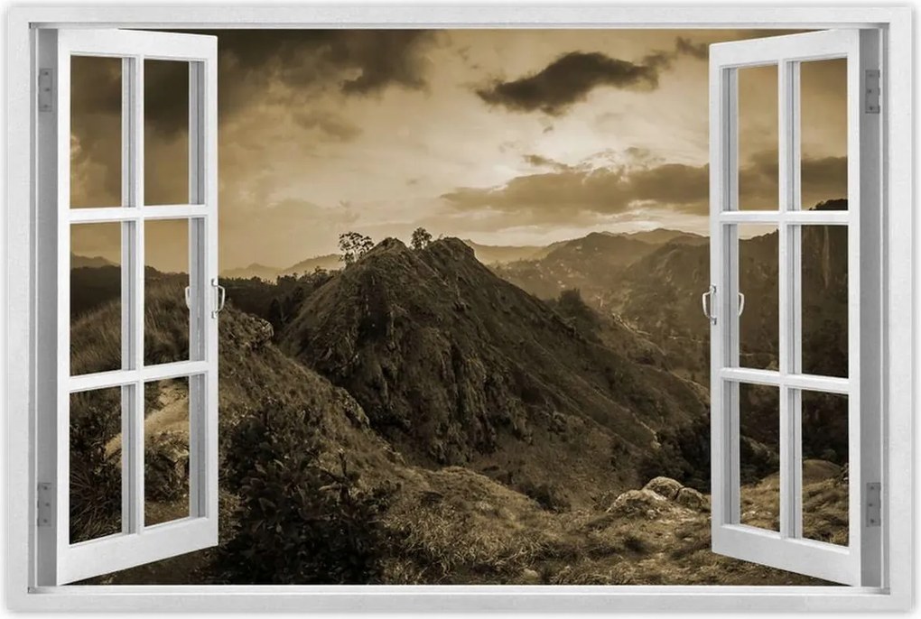 Poszterek 90x60 Barna tájkép Tájkép