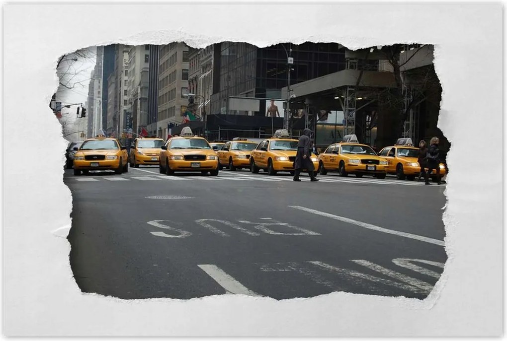 Poszterek 60x40 New York sárga taxik