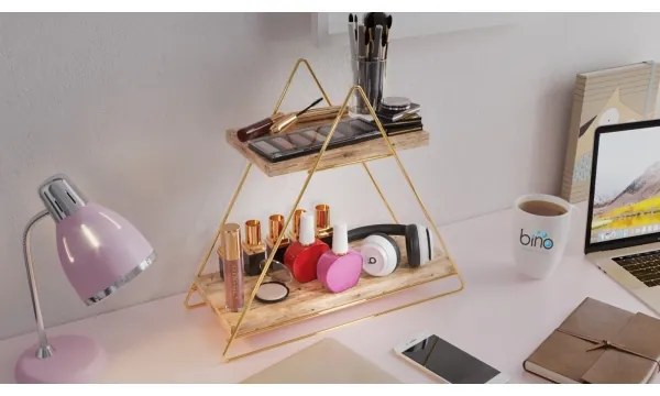 Polcrendező 35x40 cm arany