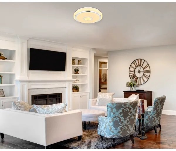 GLOBO 48389-40 - LED Mennyezeti lámpa távirányítóval DANI 1xLED/40W/230V