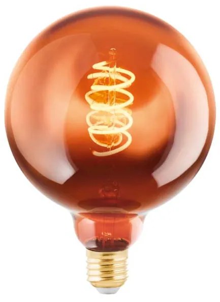 Eglo 110093 Decor Spiral E27-LED-G125 dimmelhető gömb fényforrás, 4W=3W, 2000K, 30 lm