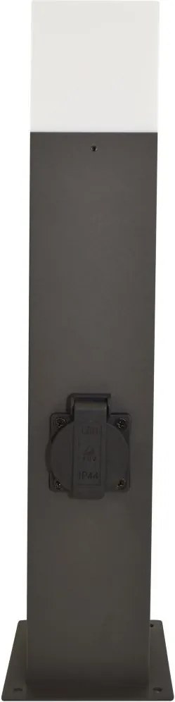 POLUX 307323 NEW YORK Modern Kültéri Állólámpa Fehér, Grafit E27 IP44