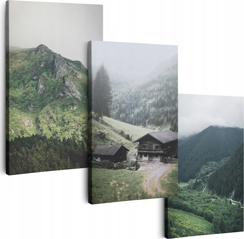 Vászonkép 180 cm **többféle minta** Képek A Nappaliba Triptichon Kép