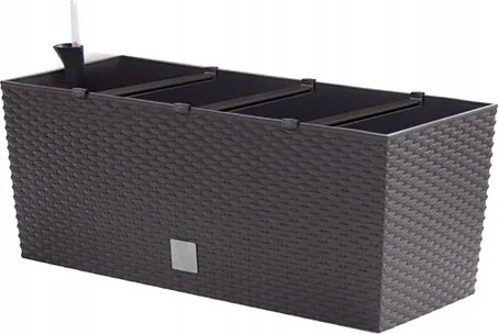 Virágtartó öntöző 60x25x24cm Rattan láda