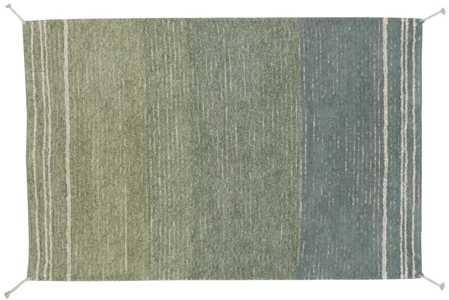 Zöld-kék pamut szőnyeg 170x240 cm Twin Vintage – Lorena Canals