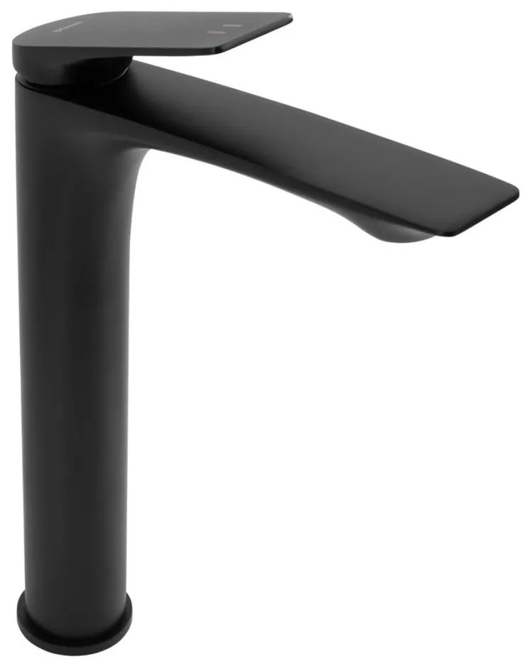 REA-B1126 - AVALON 30 cm fekete mosdó csaptelep