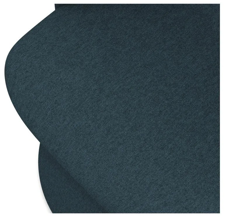 Petróleum színű kárpitozott étkezőfotel Kalo – Makamii