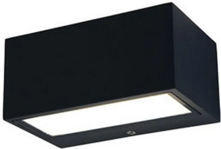 LUTEC 5189113012 GEMINI Modern Kültéri Fali Lámpa Fekete LED IP44