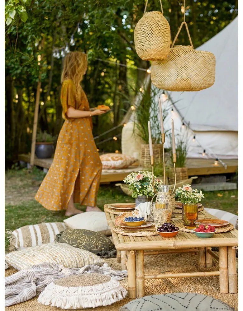 Bambusz lámpás 32 cm Musu – Bloomingville