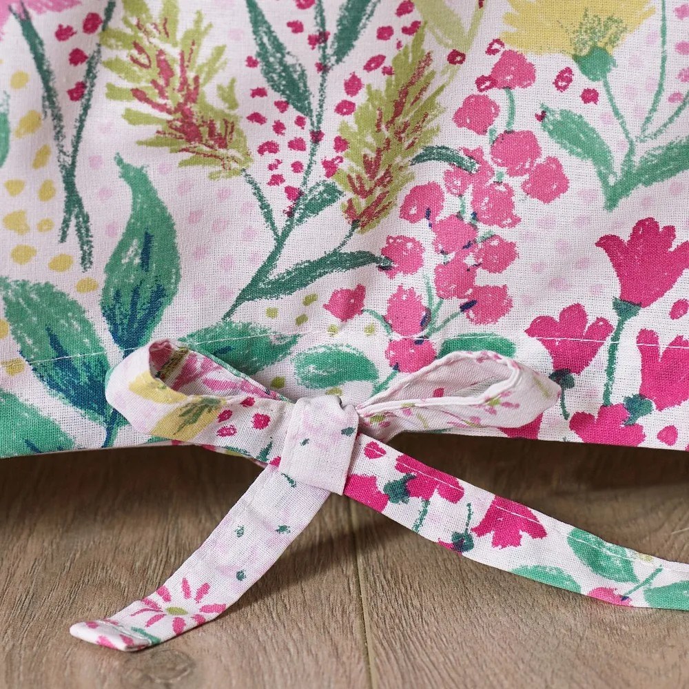 Rózsaszín kétszemélyes hosszabbított ágyneműhuzat 230x220 cm Tilly Floral – Catherine Lansfield