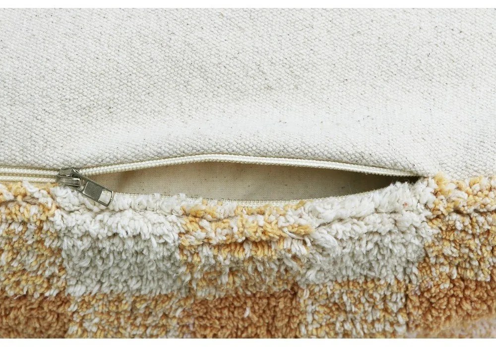 Okkersárga gyerek puff Vichy Honey – Lorena Canals