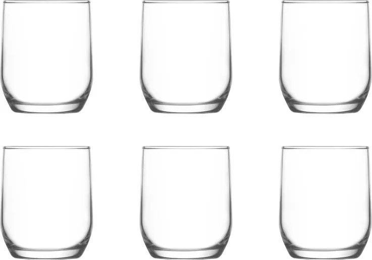 6 részes üveg pohár szett 315 ml