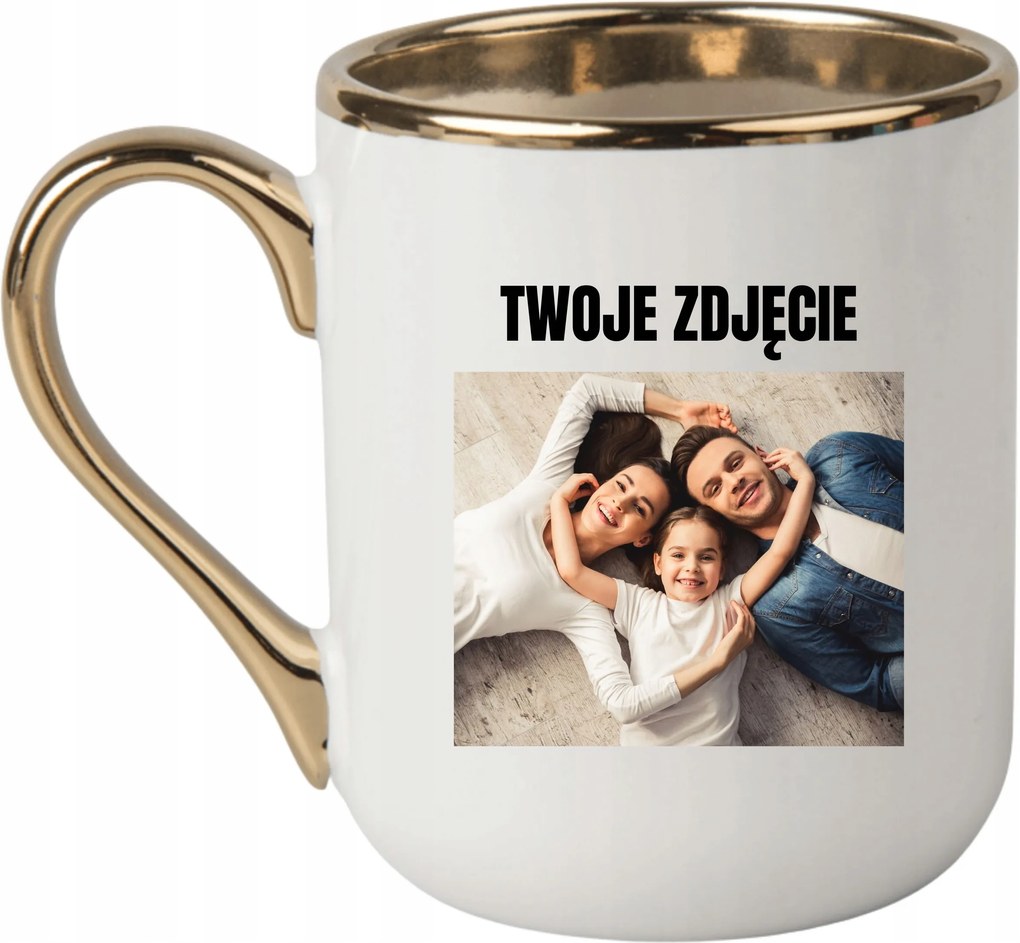 Bögre Elegáns Fehér Arany Rant Vicces Ajándék Fotó Felirat