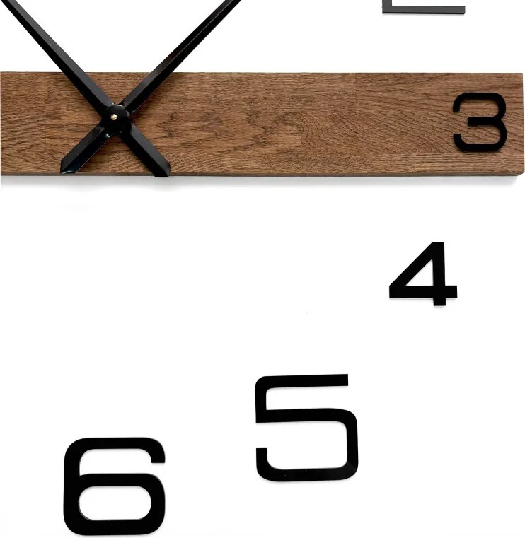 Minimalista dizájnú fa falióra - HOPLOK