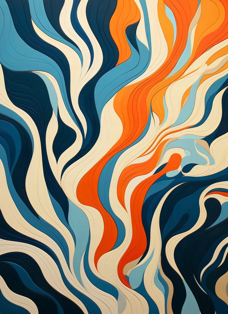 Poszter 40x55cm Óceáni hullámok