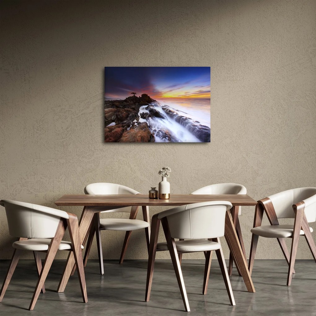Hegy a ködben képe (70x50 cm)