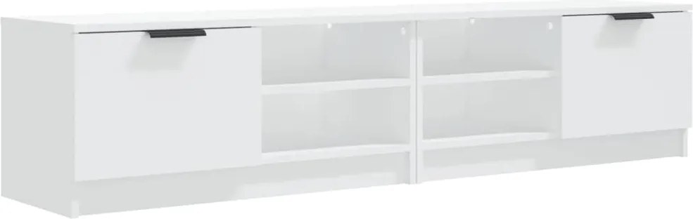 vidaXL 2 db fehér szerelt fa TV-szekrény 80 x 35 x 36,5 cm