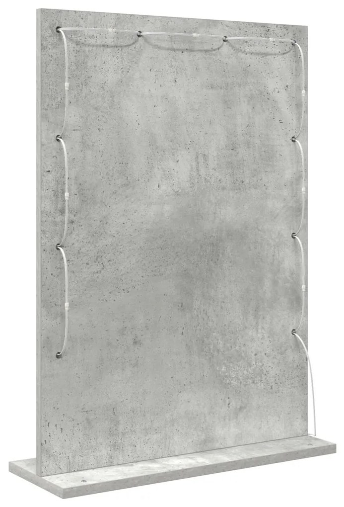 pipere tükör Beton szürke Beton 70 x 50 x 18 cm Tükör