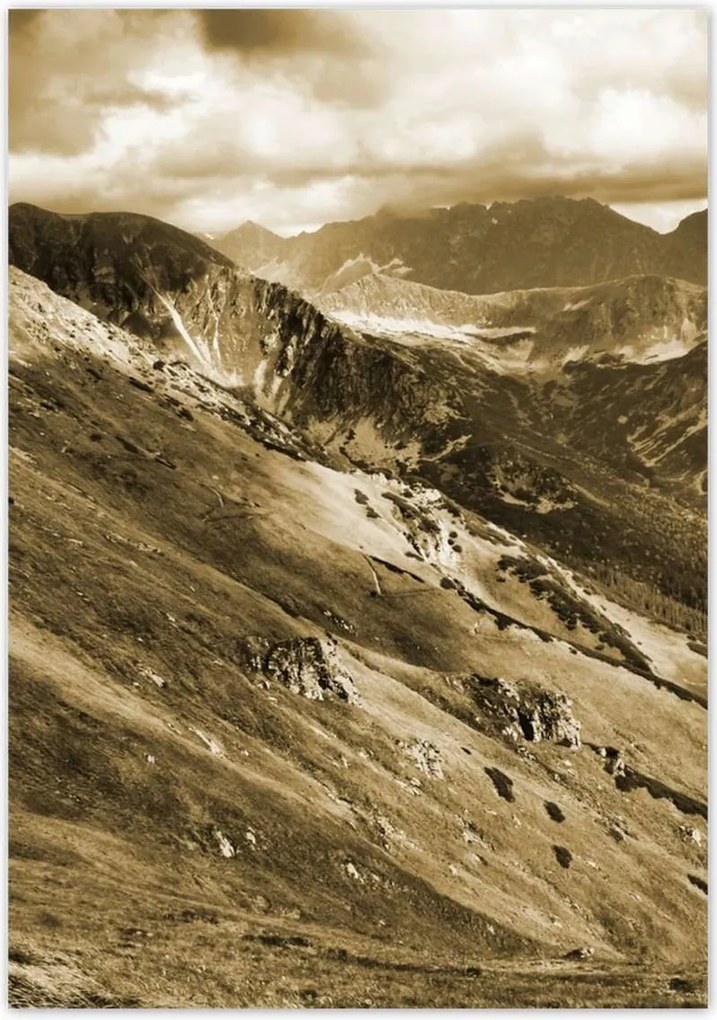 Poszterek 70x100 Tátra Lengyel hegyek Kilátás