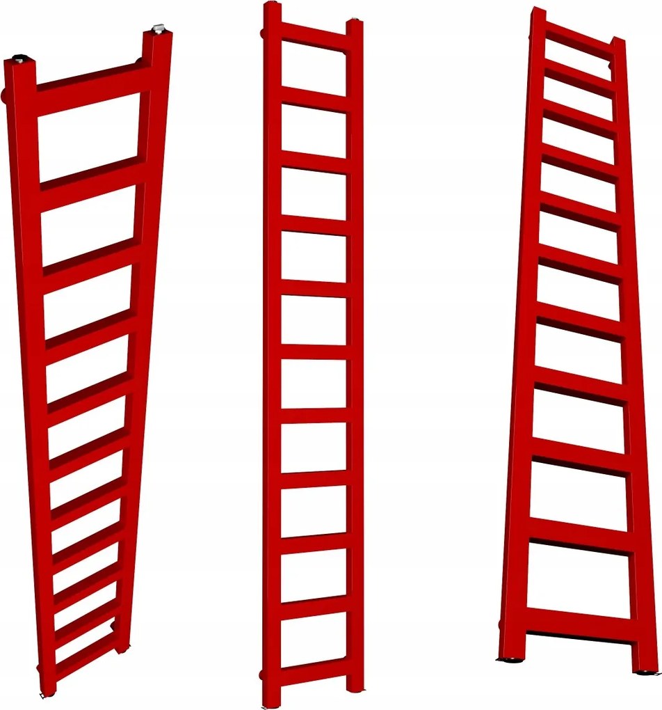 Lad 1210/250 Vörös Fürdőszobai Radiátor