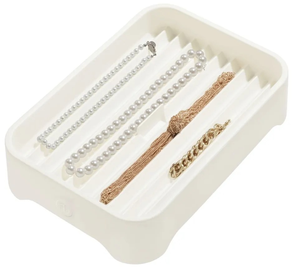 Eco Bin fehér ékszertartó, 28,12 x 19,23 cm - iDesign