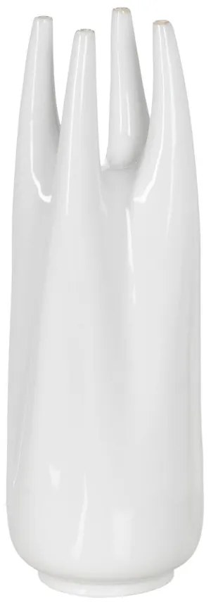 Fehér kerámia magas váza (magasság 56 cm) Blanca – Ixia