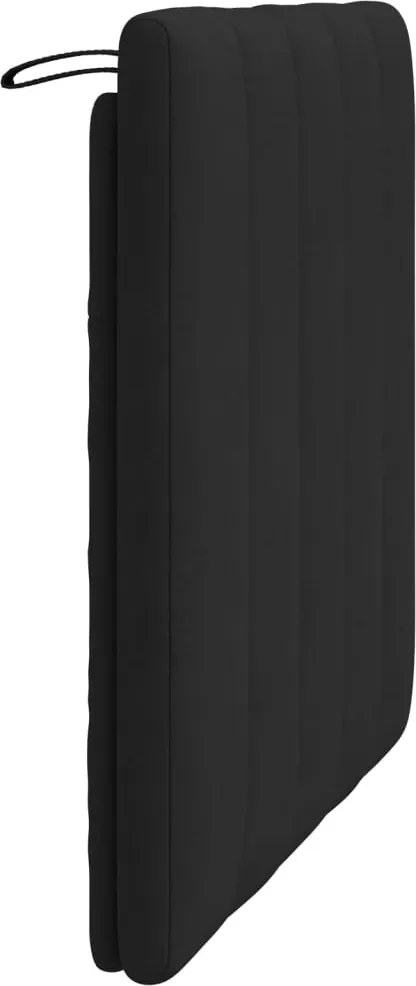 fekete bársony fejtámla párna Hanko 90 cm