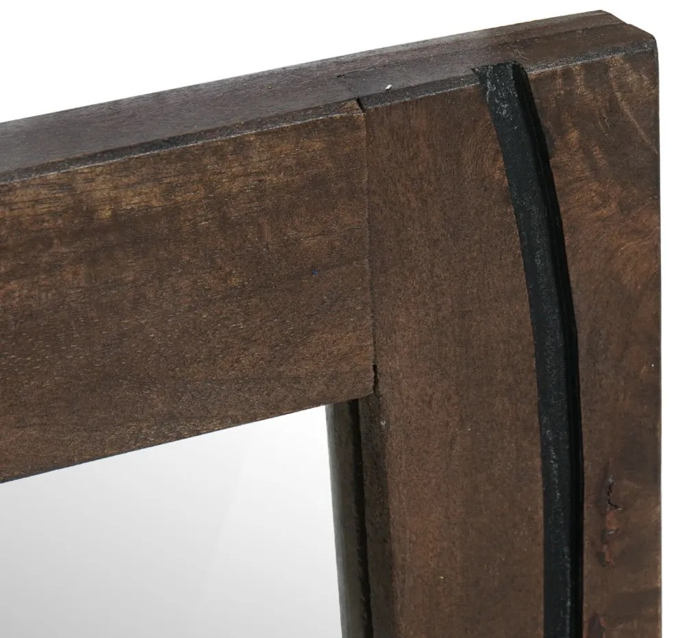 Fürdőszobai tükör Falra szerelhető Barna 50 x 2.5 x 70 cm