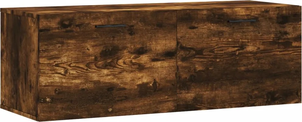 vidaXL füstös tölgy színű szerelt fa faliszekrény 100 x 36,5 x 35 cm