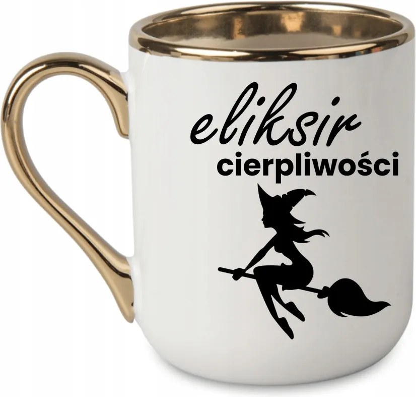 Elegáns bögre „Türelem elixír” 330 Fehér