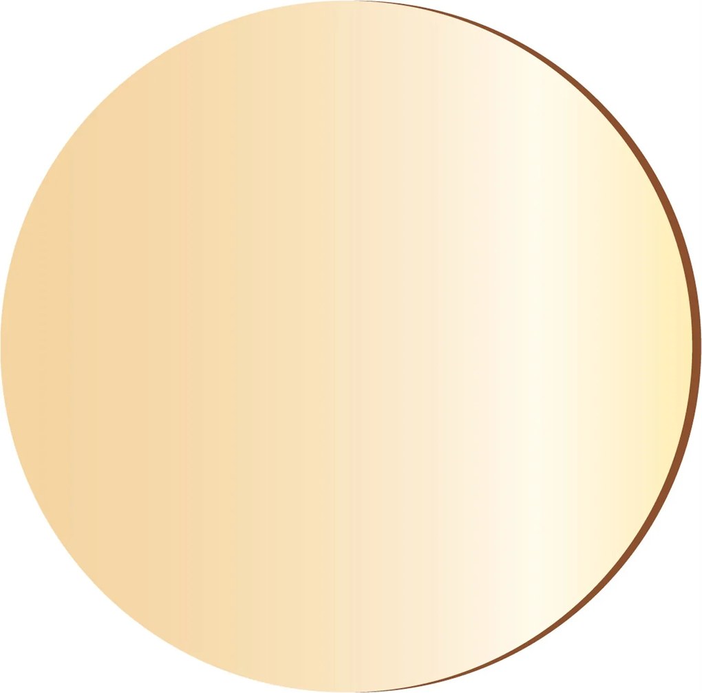 Akril tükör arany 3 mm, kör, 40x40cm dekoráció,dísz