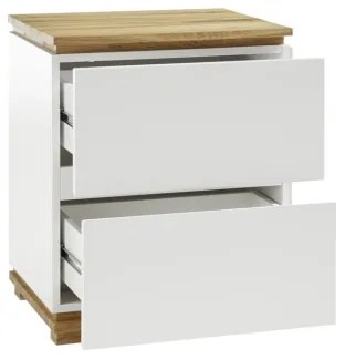 JAVIN fehér éjjeliszekrény