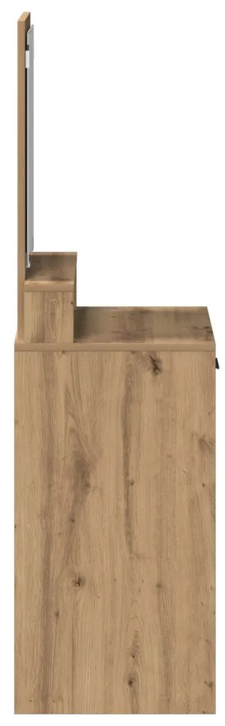 Fésülködőasztal fiókkal Artisan tölgy 50 x 41 x 140 cm Faanyag