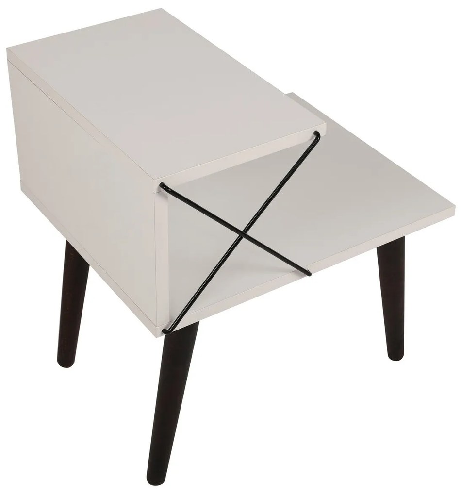 Éjjeliszekrény Cross - White