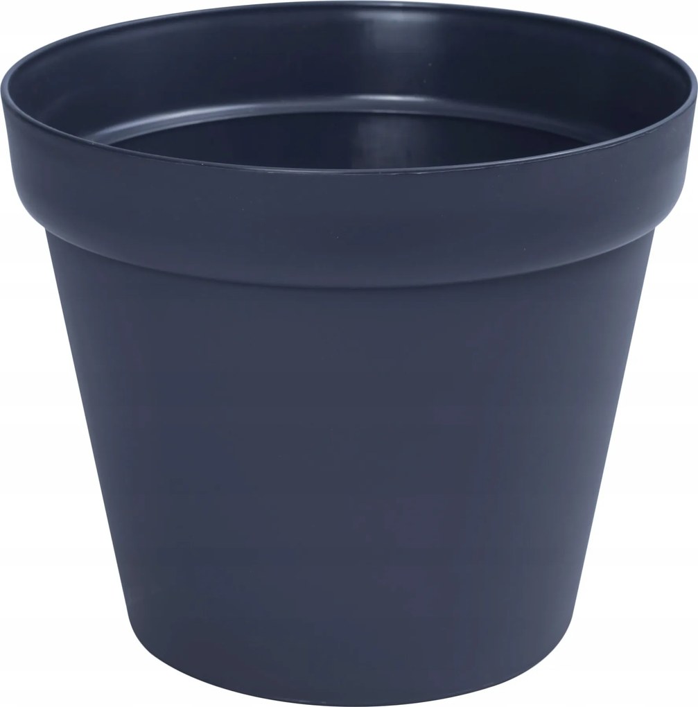 Kerti terasz virágtartó fedő antracit terasz Ø26 cm műanyag