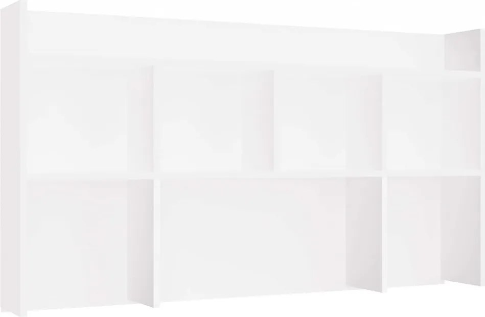 NDST 130 fali polc, 128x70x18 cm, fehér