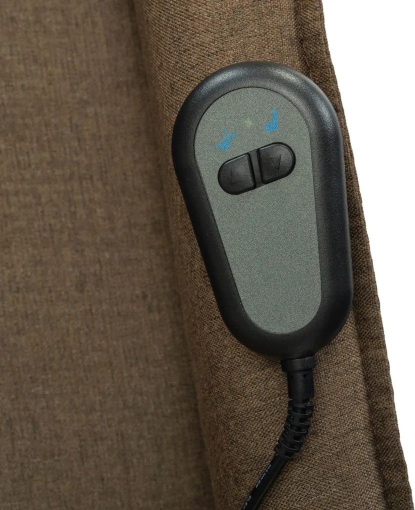 FOTEL COLTON Brązowy z Funkcją Wstawania