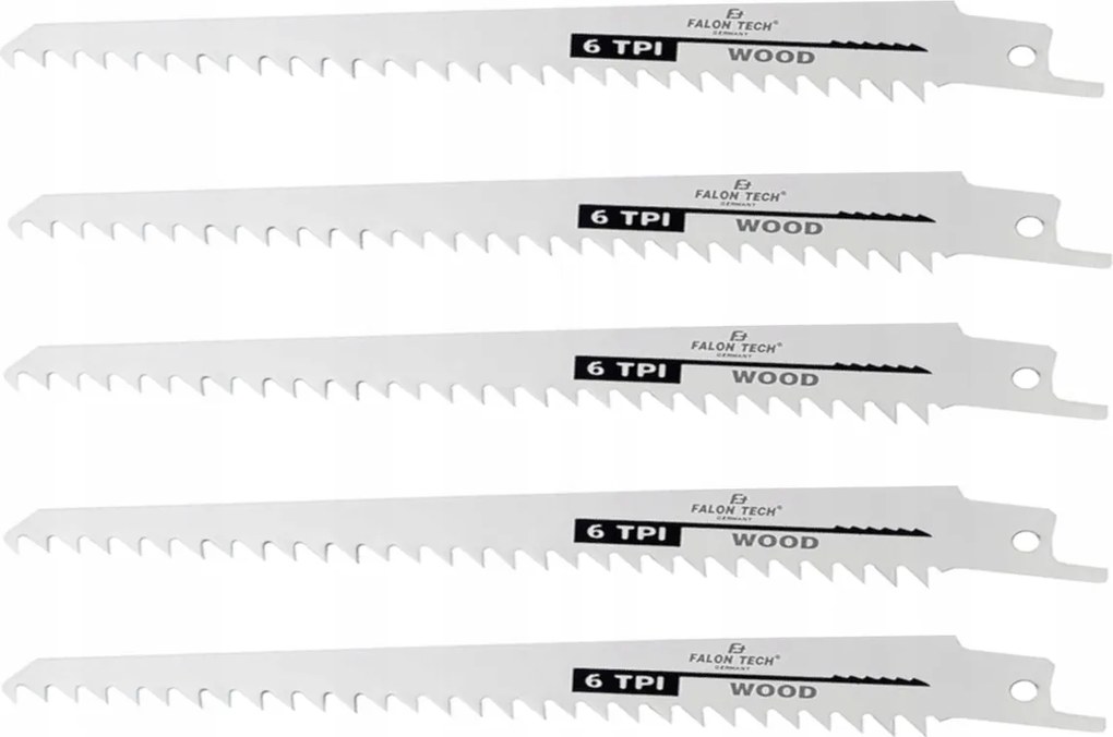 Falon-Tech szablyafűrészlap fához 150mm 5 db